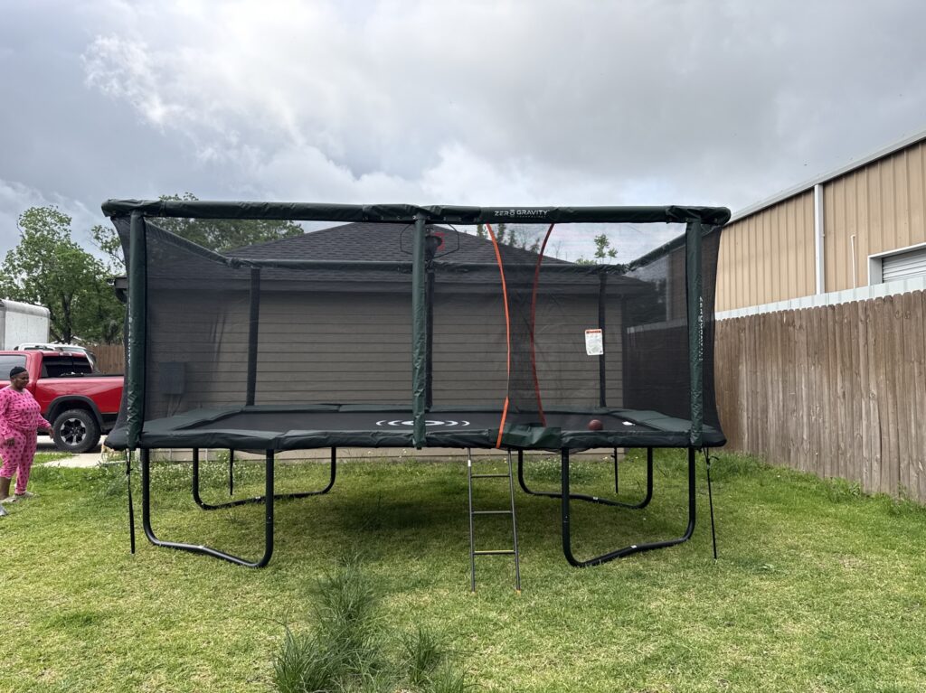 Houston TX 1 Trampoline Install