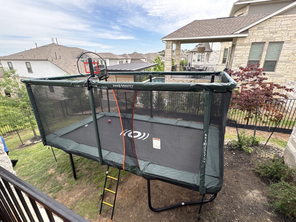 Lakeway TX 1 Trampoline Install