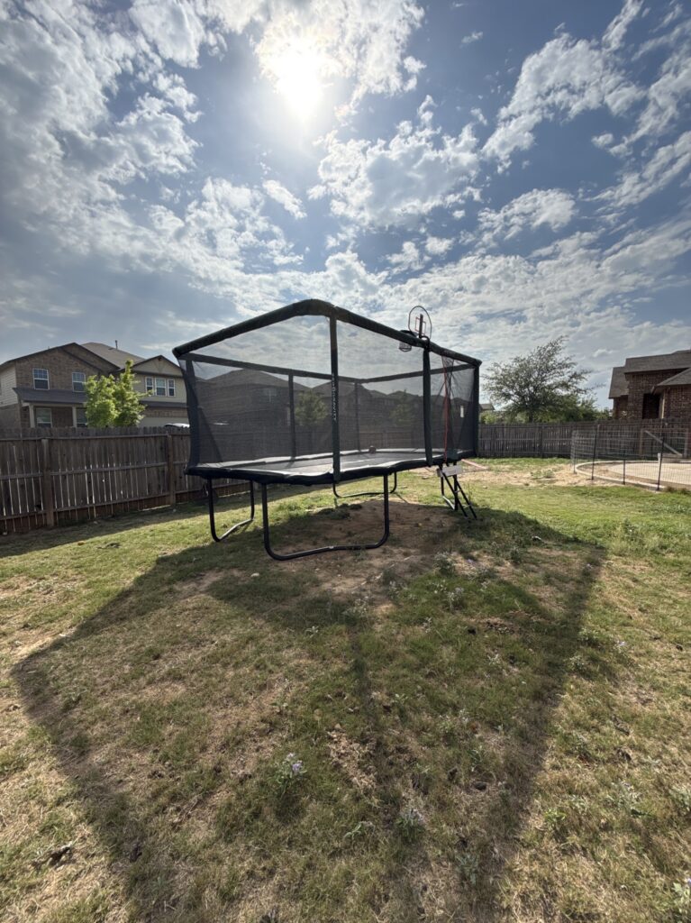 San Antonio TX 1 Trampoline Install
