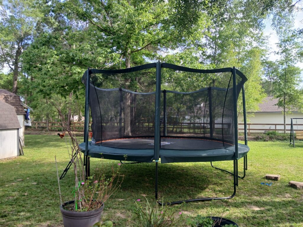 Splendora TX 1 Trampoline Install