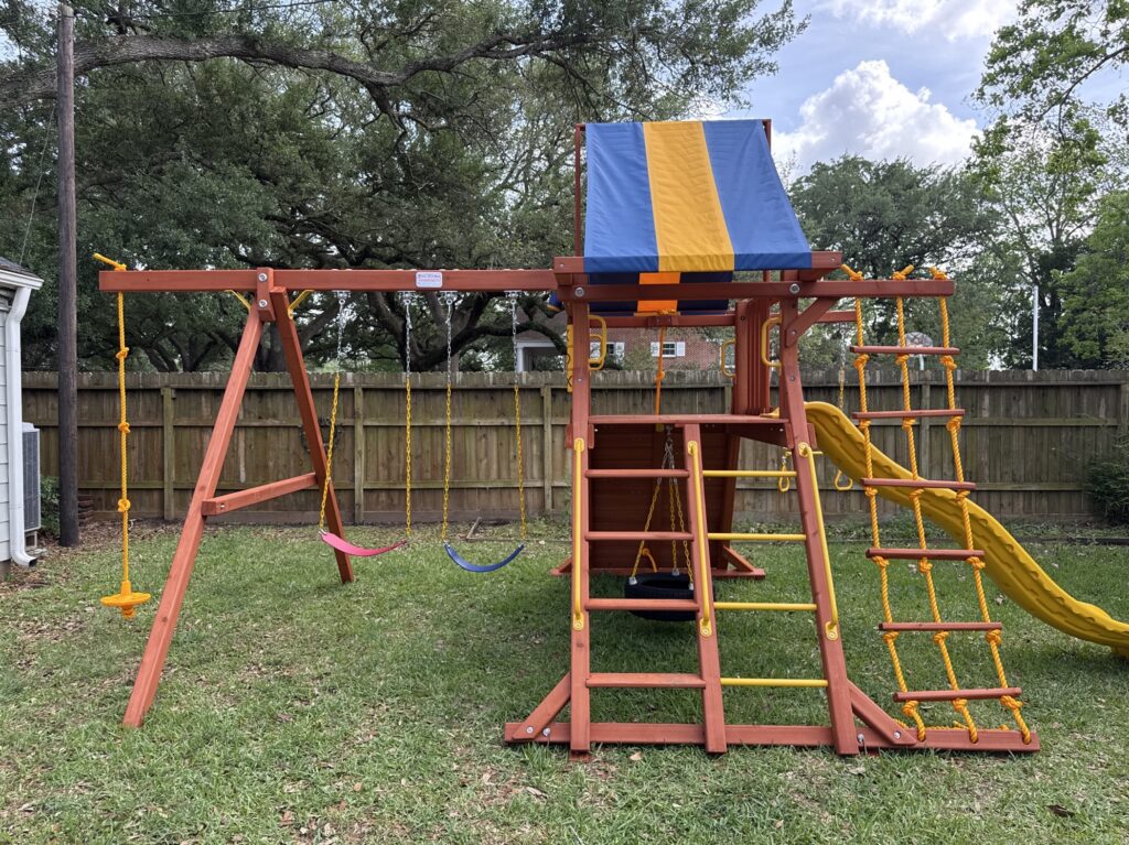 Wharton TX 1 Tree Frogs Swing Sets Install
