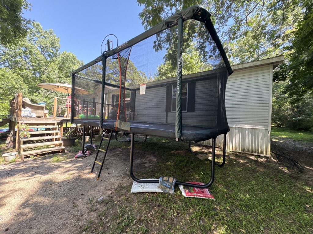 Conroe TX 1 Trampoline Install