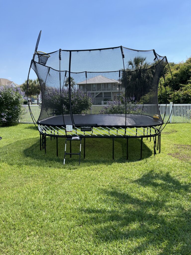 Galveston TX 1 Trampoline Install