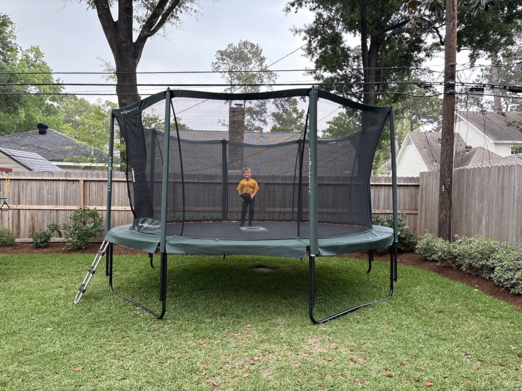 Houston TX 1 Trampoline Install