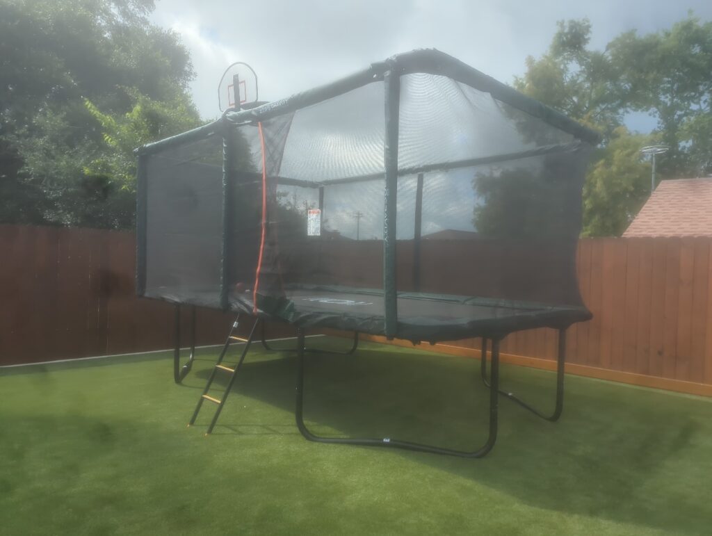 Bellville TX 1 Trampoline Install