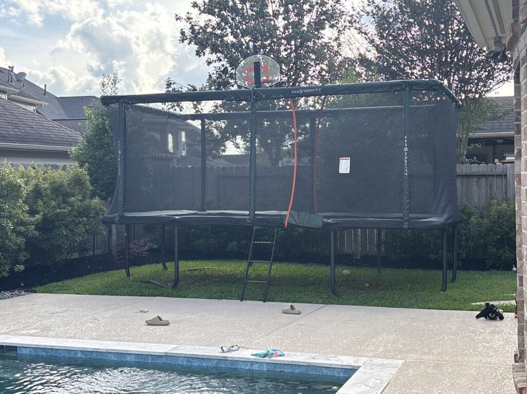 Cypress TX 1 Trampoline Install
