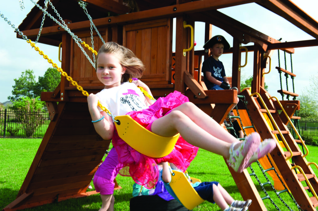 wooden swing set safety