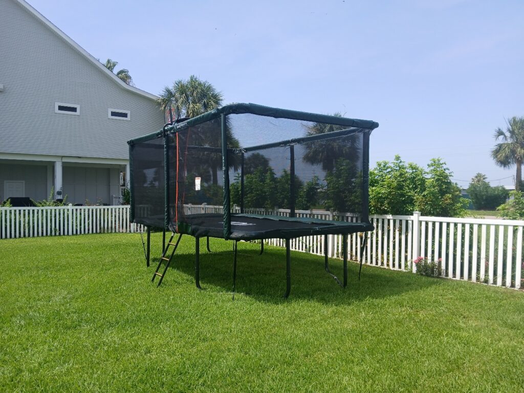 Galveston 2 TX 1 Trampoline Install