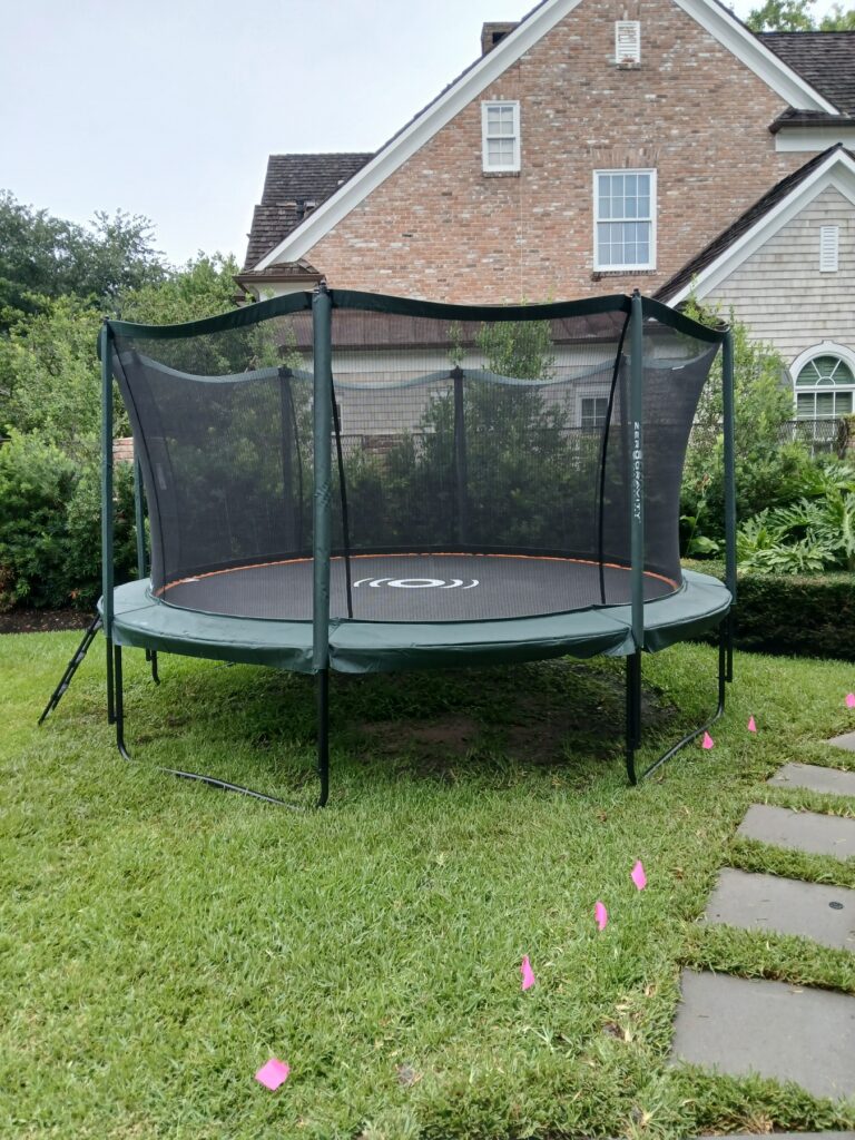 Houston TX 1 Trampoline Install
