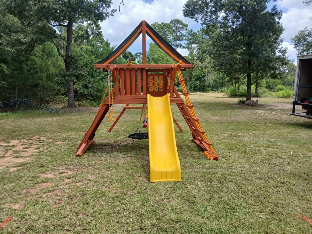 plantersville TX 1 Tree Frogs Swing Sets Install