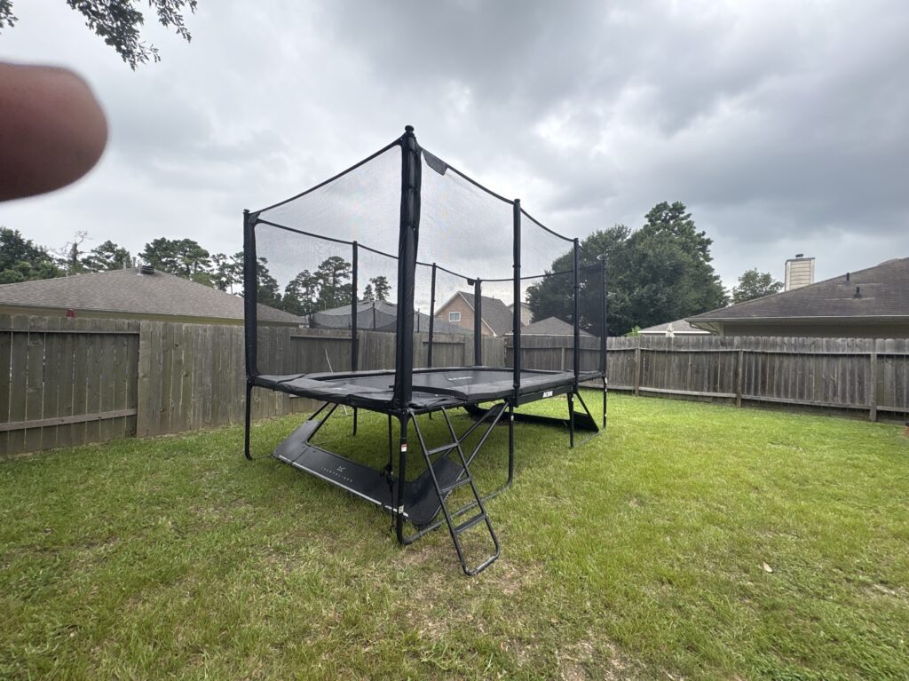 Kingwood TX 1 Trampoline Install