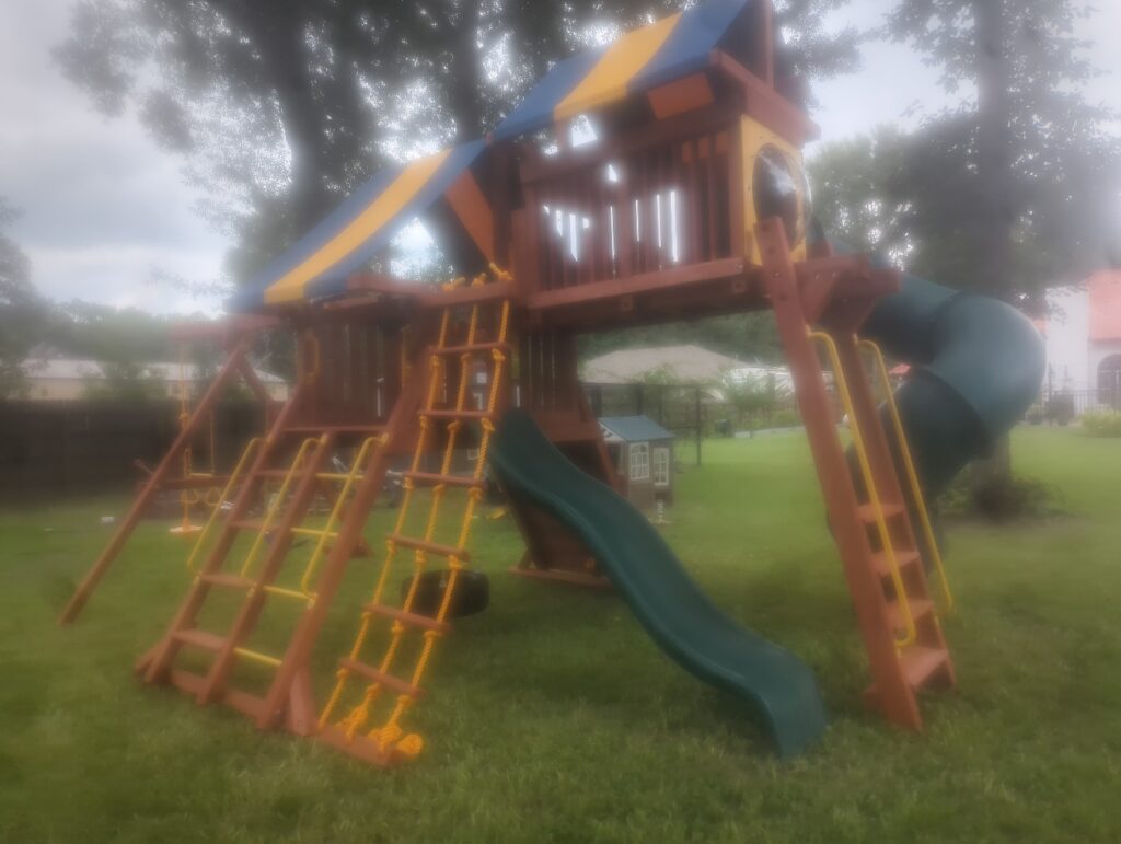 Porter TX 2 Tree Frogs Swing Sets Install