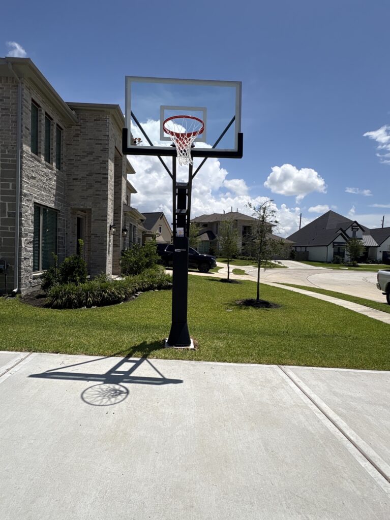 Tomball TX 1 Ryval Hoops Basketball Hoop Install
