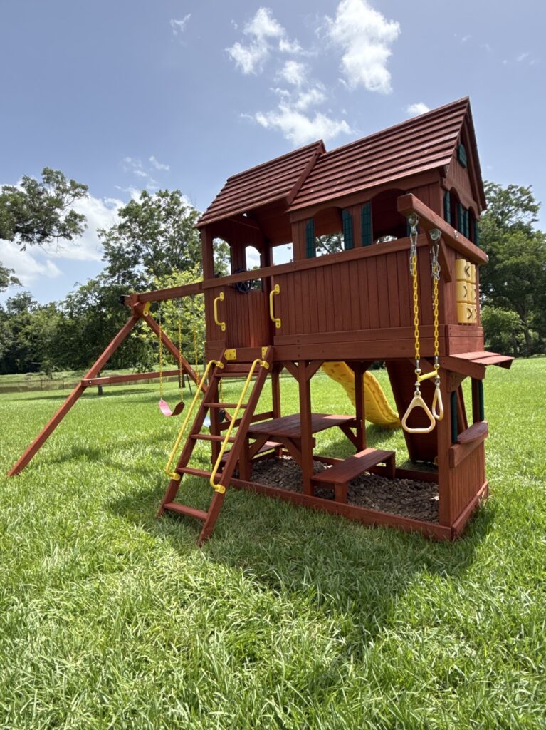 richmond TX 1 Tree Frogs Swing Sets Install