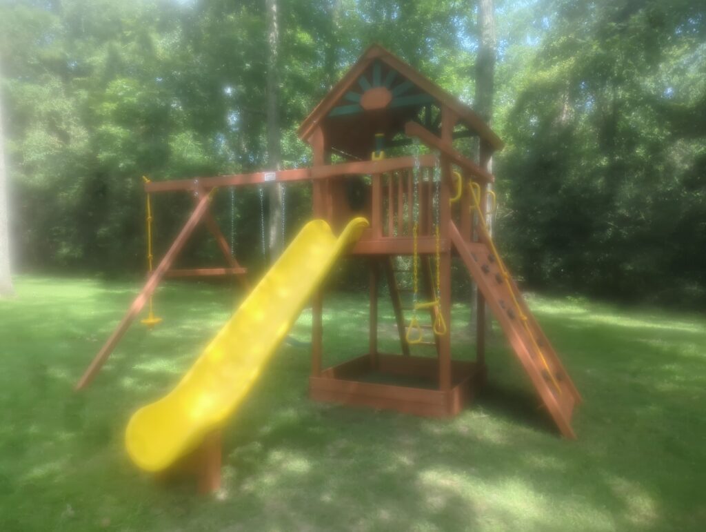 Conroe TX 1 Tree Frogs Swing Sets Install