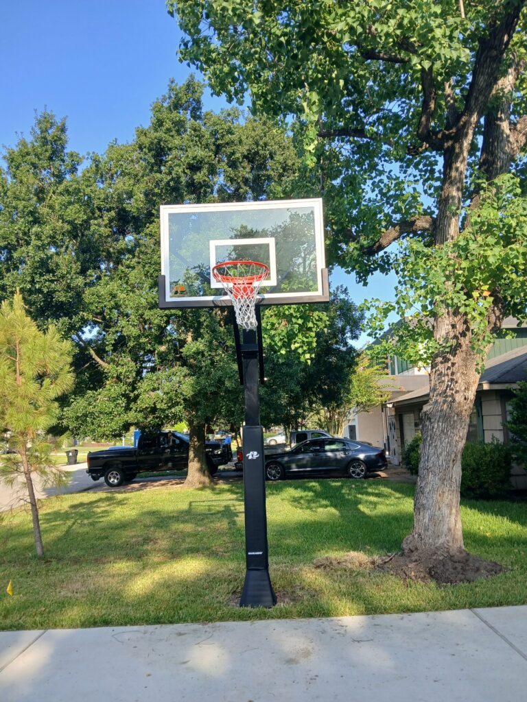 Houston TX 1 Ryval Hoops Basketball Hoop Install