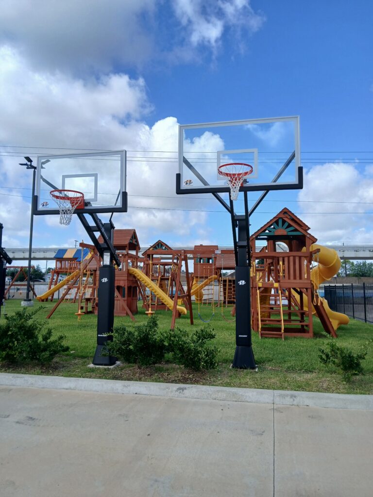 Houston TX 1 Ryval Hoops Basketball Hoop Install