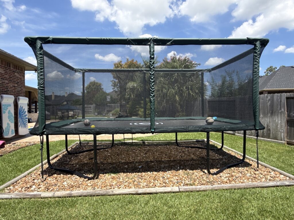 Houston TX 1 Trampoline Install