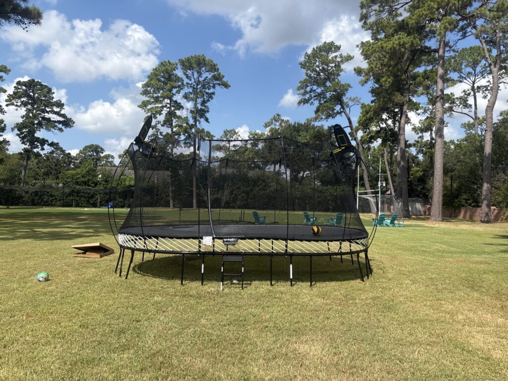 Houston TX 2 Trampoline Install