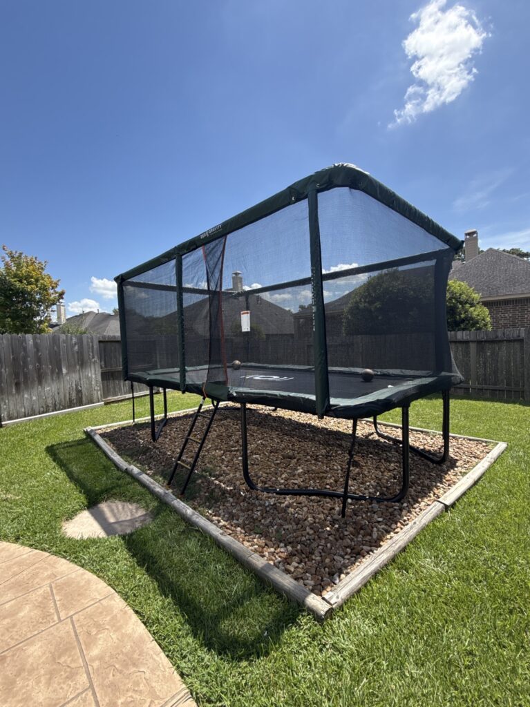 Houston TX 2 Trampoline Install