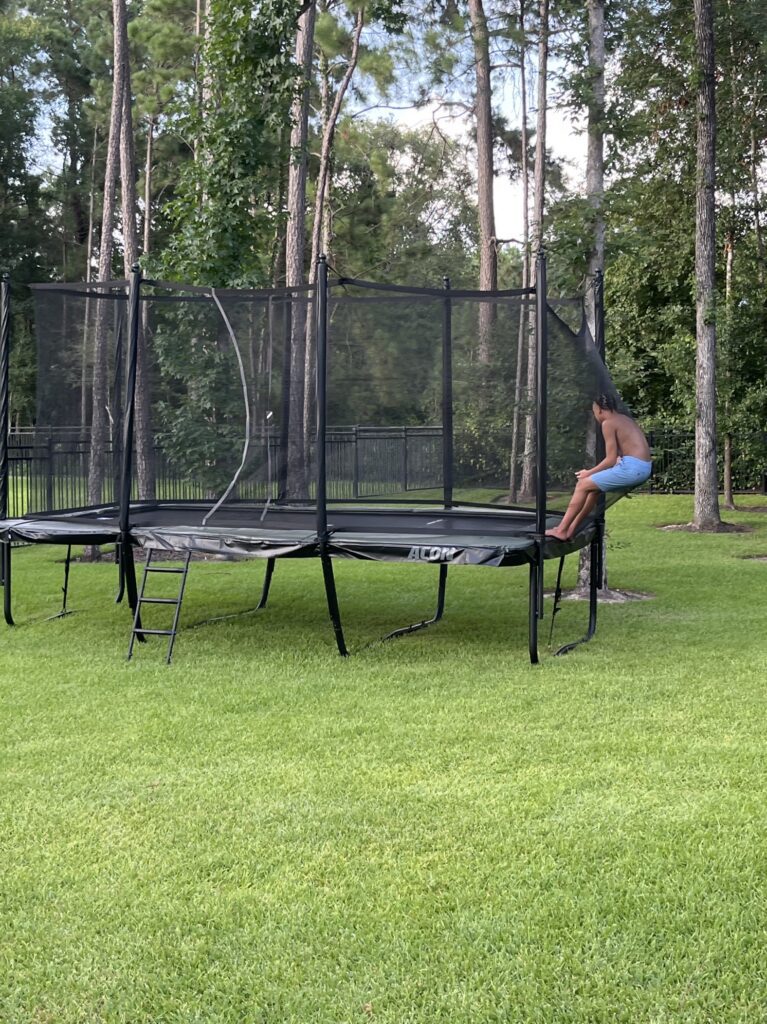 Montgomery TX 1 Trampoline Install