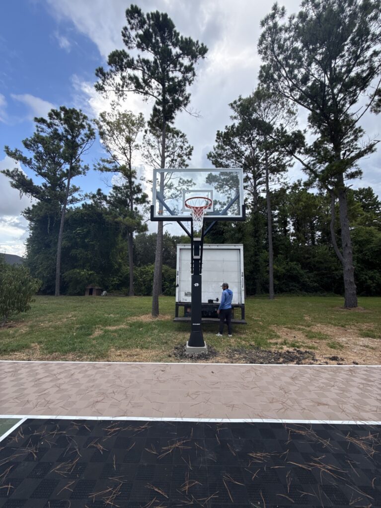 Pearland TX 1 Ryval Hoops Basketball Hoop Install