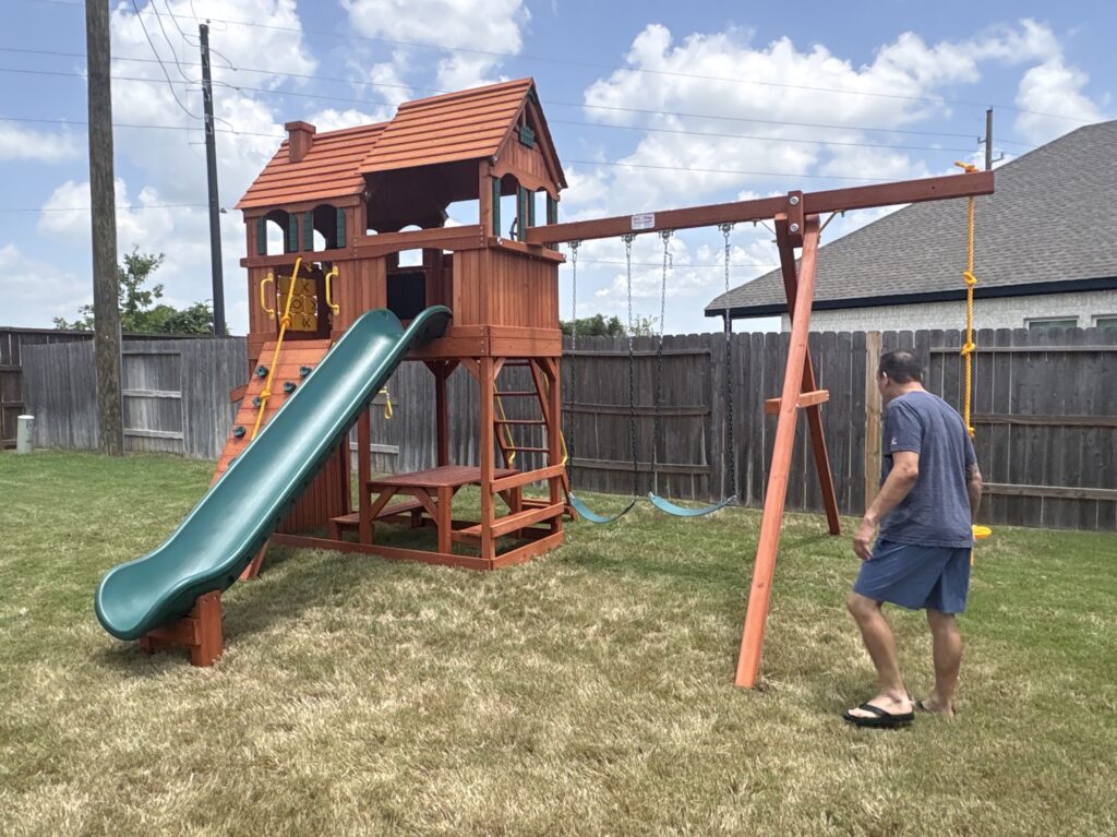 Waller TX 1 Tree Frogs Swing Sets Install