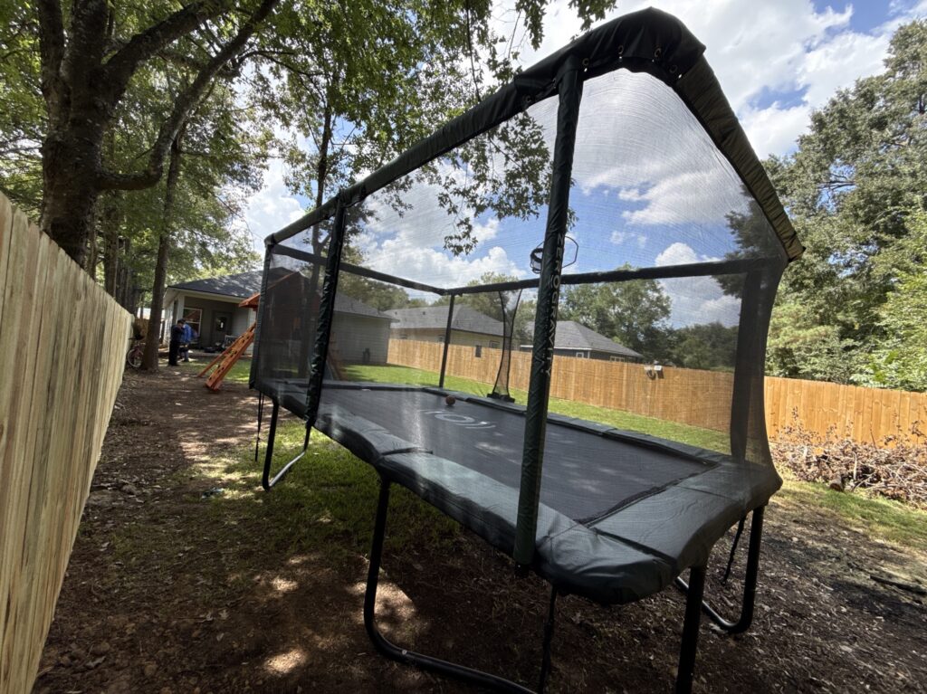 Conroe TX 1 Trampoline Install