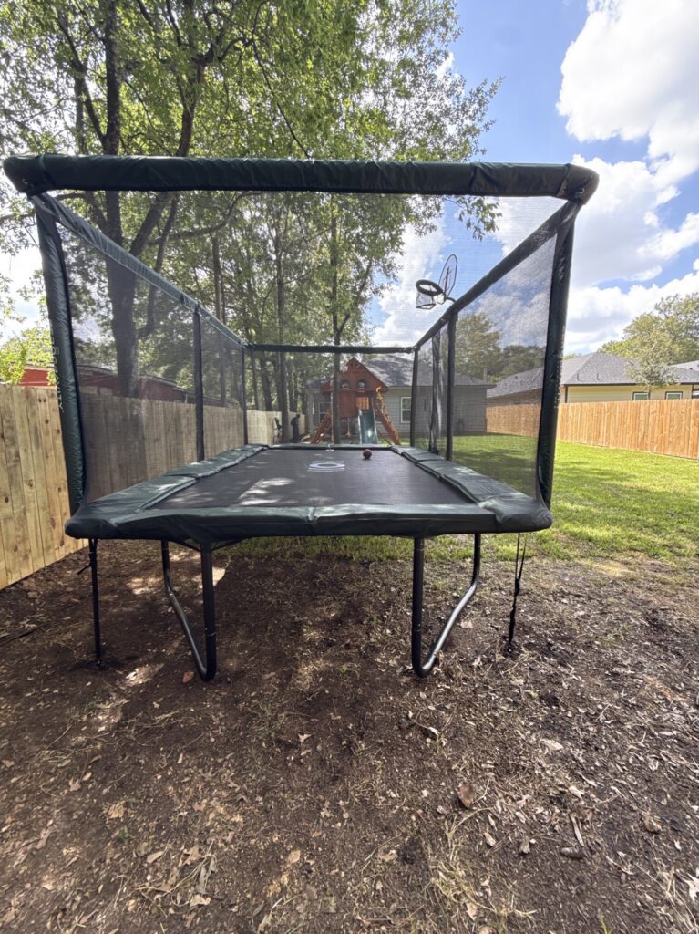 Conroe TX 2 Trampoline Install (2)