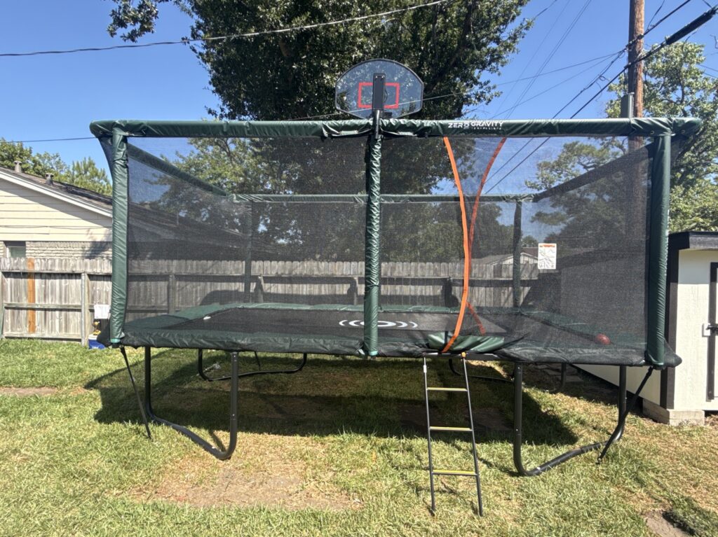 Houston TX 1 Trampoline Install