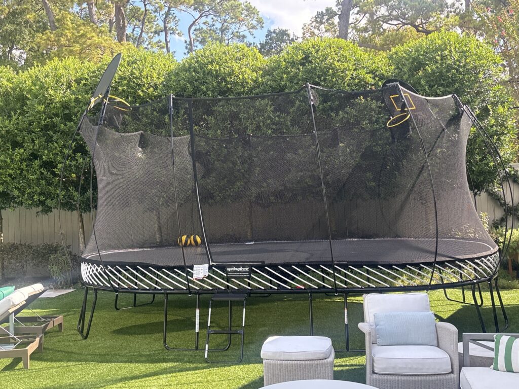 Houston TX 1 Trampoline Install