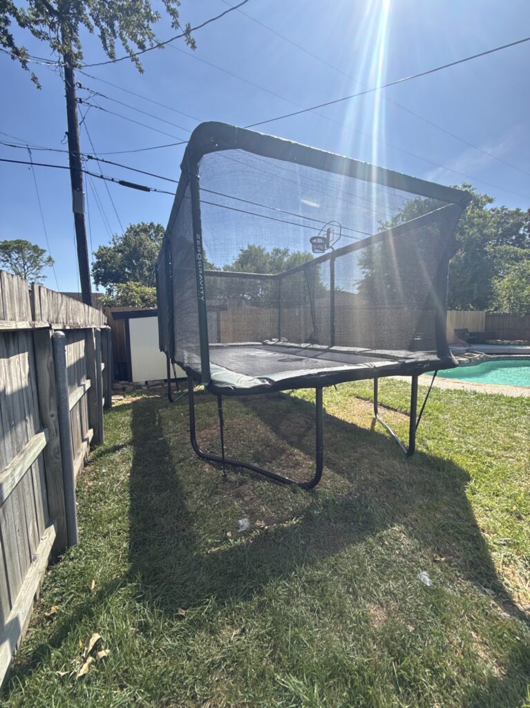 Houston TX 2 Trampoline Install