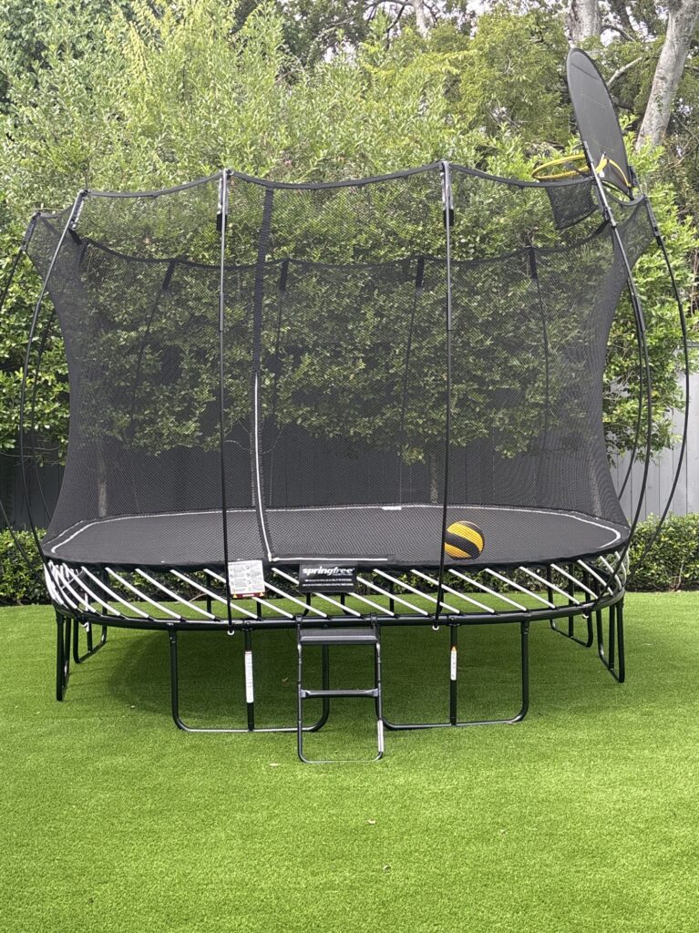Houston TX 2 Trampoline Install