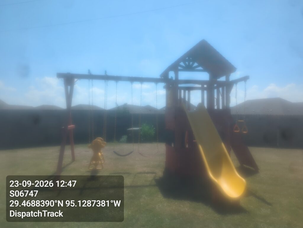 League City TX 2 Tree Frogs Swing Sets Install