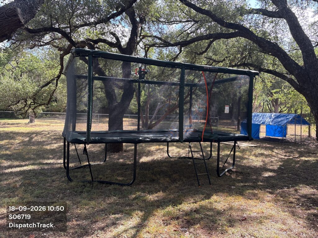 Roundrock TX 1 Trampoline Install