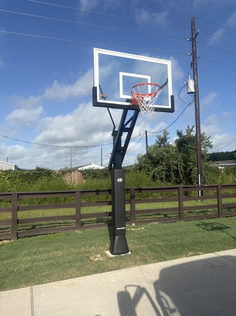 Tomball TX 1 Ryval Hoops Basketball Hoop Install