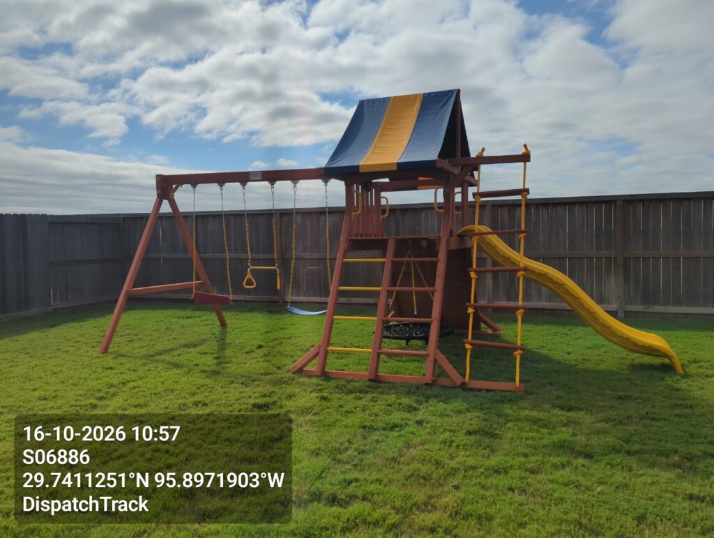 Brookshire TX 1 Tree Frogs Swing Sets Install