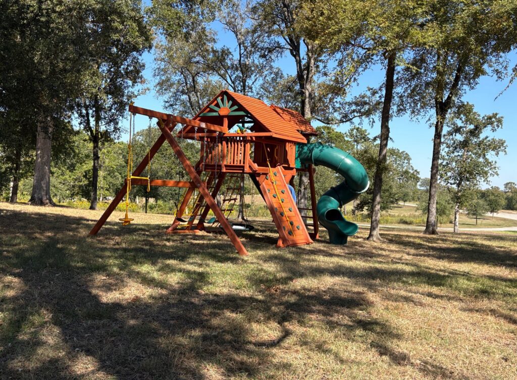 Coldspring TX 1 Tree Frogs Swing Sets Install