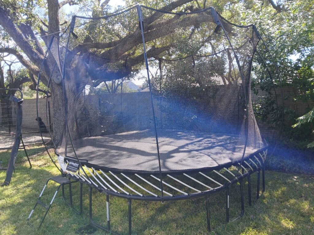 Houston TX 1 Trampoline Install