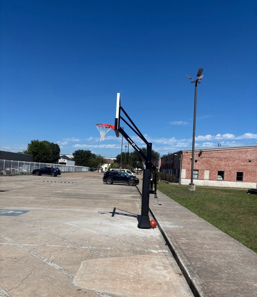 Houston TX 4 Ryval Hoops Basketball Hoop Install