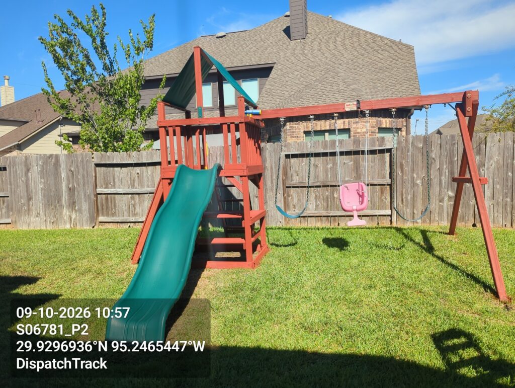 Humble TX 1 Tree Frogs Swing Sets Install