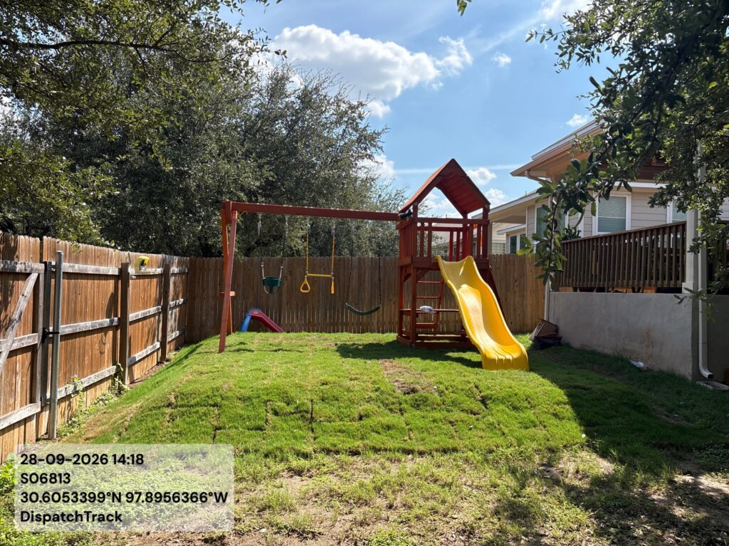 Leander TX 1 Tree Frogs Swing Sets Install