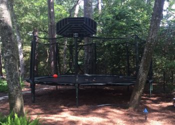 Treefrogs trampoline installpic resized 1